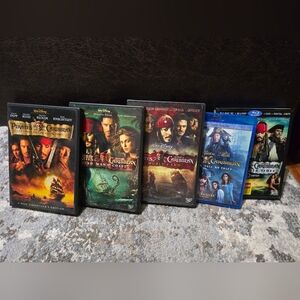 Pirates of the Caribbean DVDs